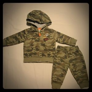Carter's 2-piece Camo Sweatsuit
